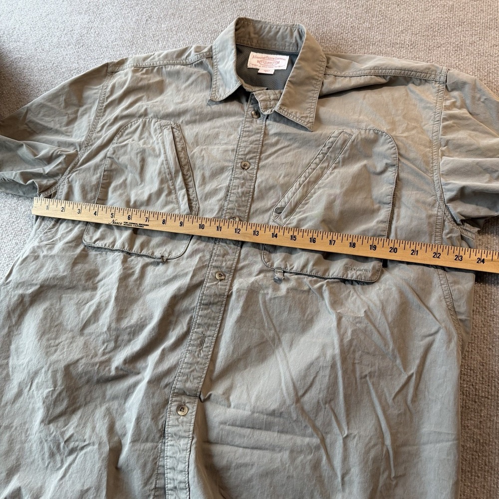 FILSON - Men's Casual Button Down HUNTING Shirt - Olive Green - Large - Picture 5 of 11